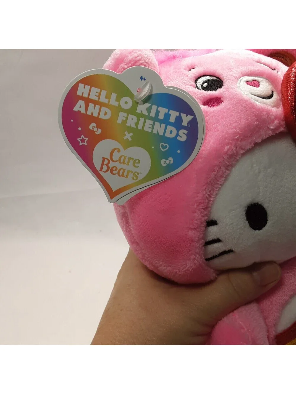 Hello Kitty and Friends - Care Bears Hello Kitty Cheer Bear - 8 inch